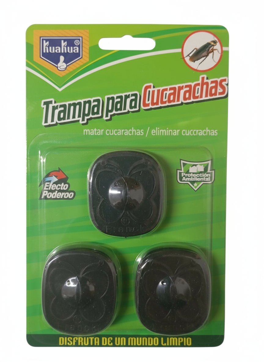 Empaque Trampa para Cucarachas en Español