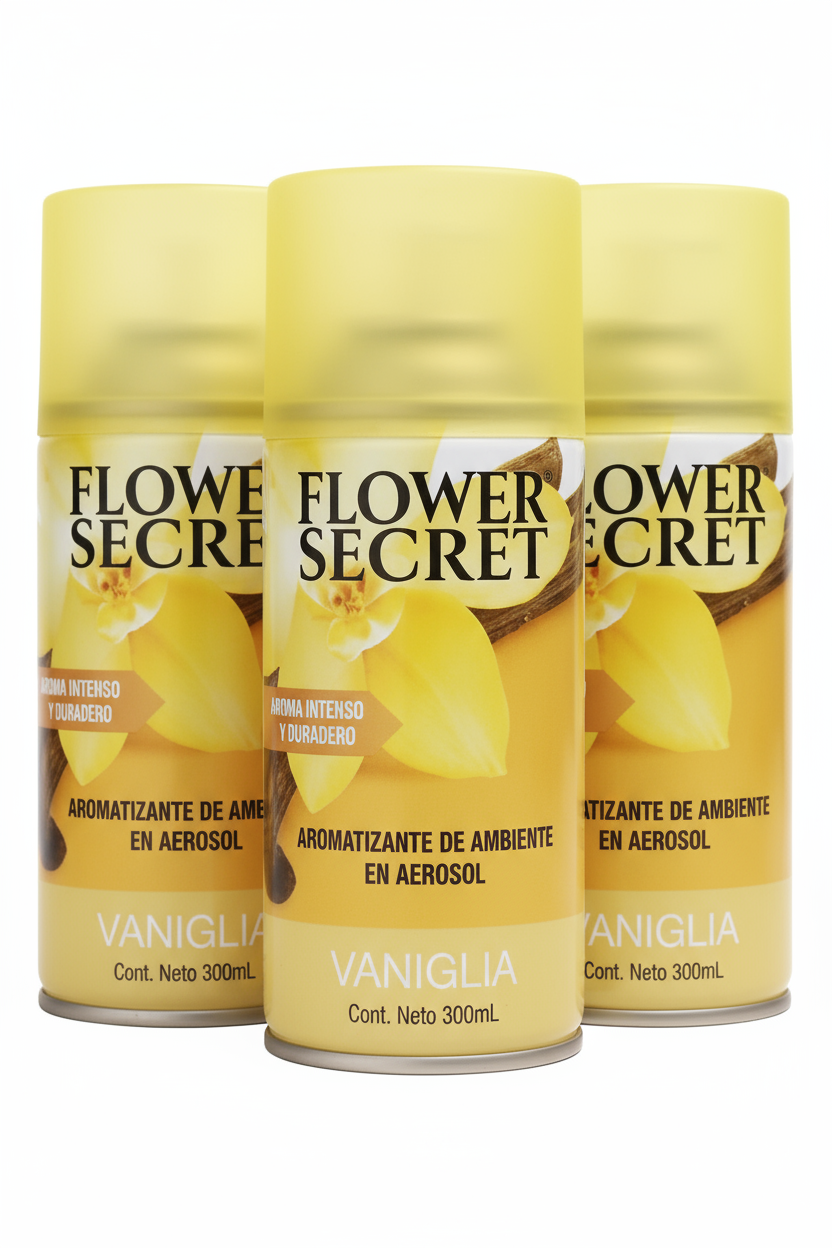 Flower Secret Vainilla - 3 unidades