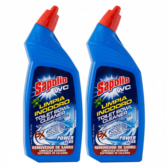 Sapolio WC Gel Removedor de Sarro Pack 2 unidades 750ml