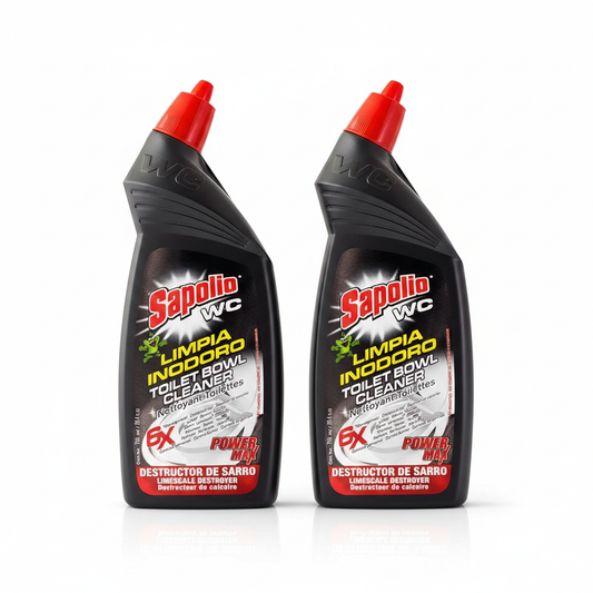 Sapolio WC Power Max Destructor de Sarro Pack 2 unidades 750ml