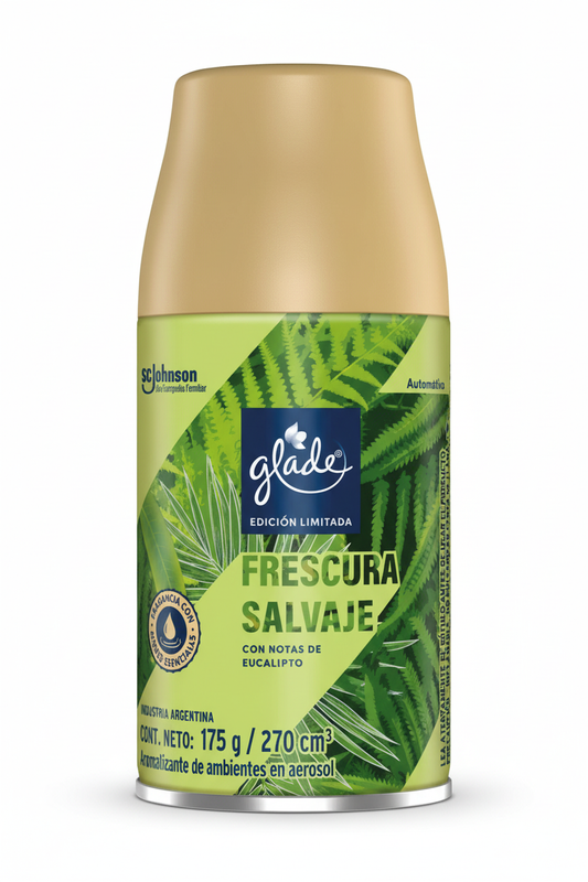 Glade Repuesto Automático Frescura Salvaje 270ml