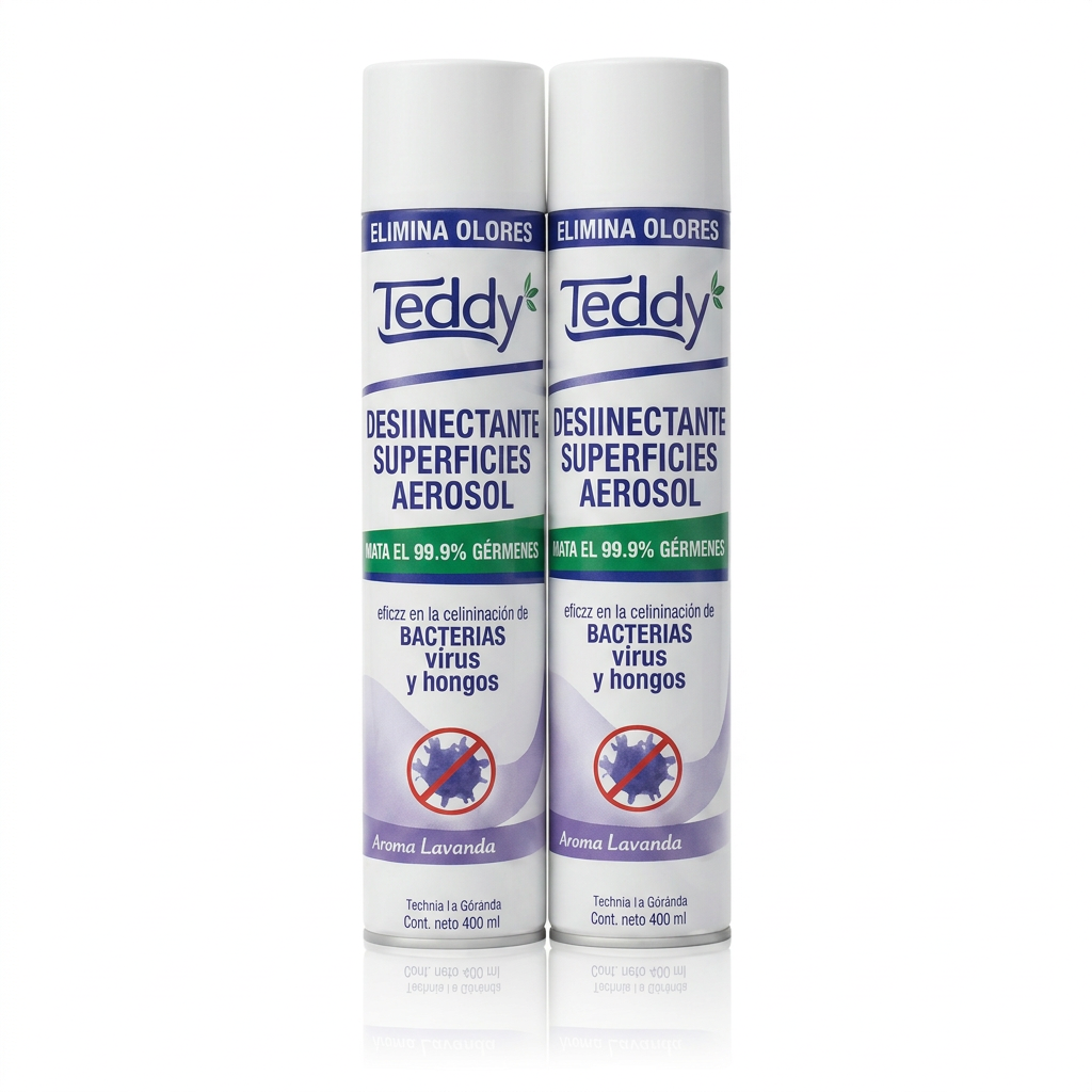 Desinfectante Teddy Lavanda 400ml X2u