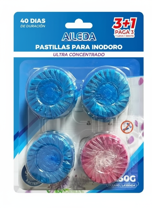 Imagen mejorada de pastillas para inodoro Aileda