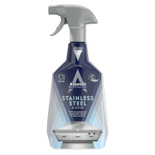 Astonish - Limpiador de Acero inoxidable y Brillo 750 ML