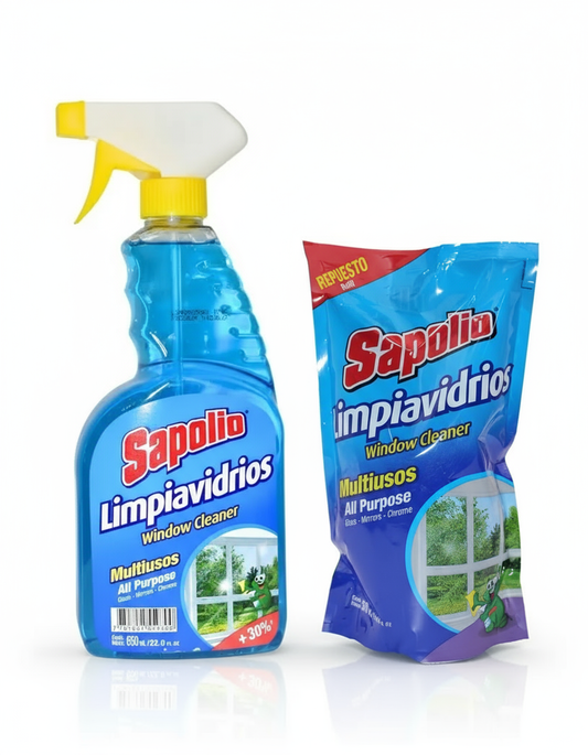 Pack Sapolio Limpiavidrios