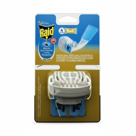 Raid aparato para tabletas contra mosquitos - vista frontal