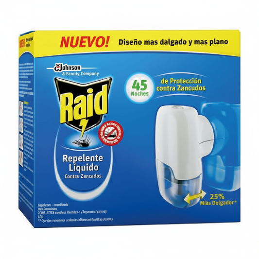 Raid Repelente Líquido - Vista frontal