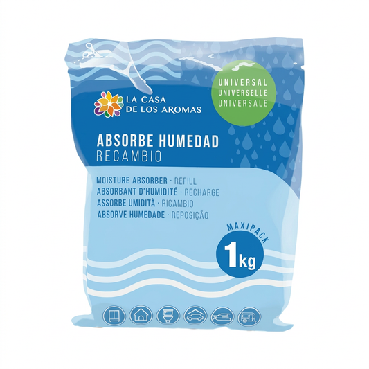 Recambio absorbe humedad en formato cuadrado