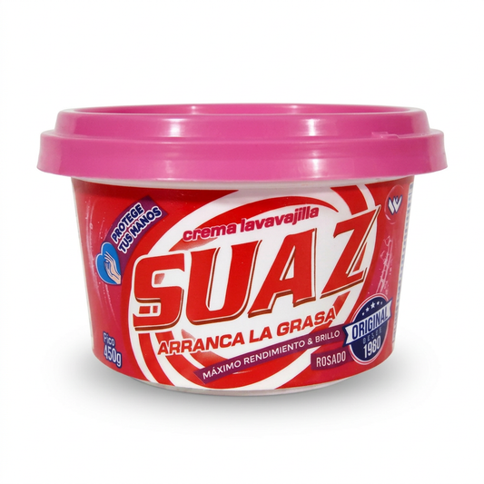 Suaz rosado en formato cuadrado