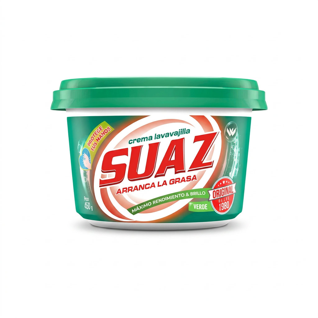Suaz verde en formato cuadrado