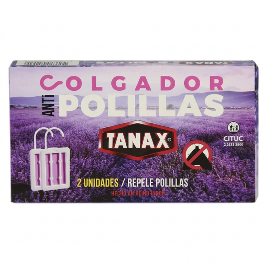 Tanax antipolillas en formato cuadrado con márgenes blancos