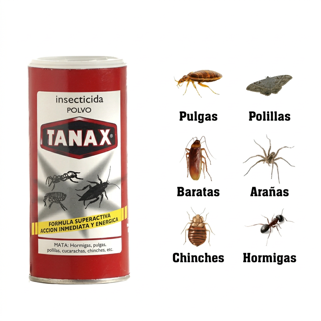 Tanax insecticida en formato cuadrado