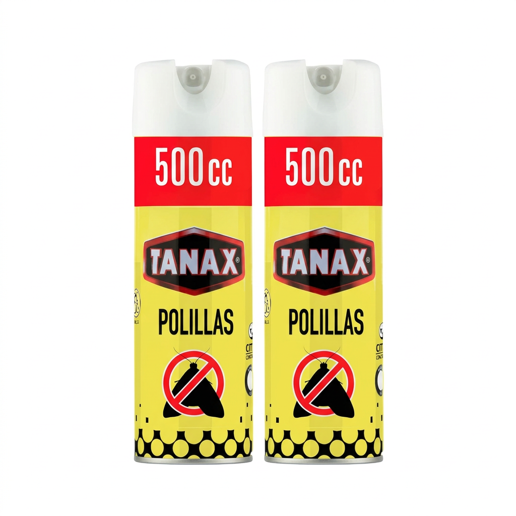 Tanax Polillas, dos aerosoles en formato cuadrado